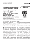 Anabolic-Androgenic Steroids