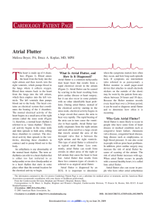 Atrial Flutter - Houston Electrophysiology Associates