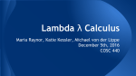Lambda λ Calculus