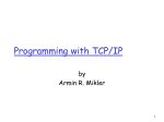 Programming with TCP/IP