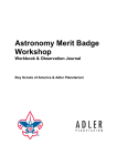 Astronomy Merit Badge Workshop