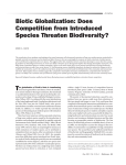 Biotic Globalization: Does Competition from Introduced Species