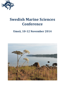 Swedish Marine Sciences Conference