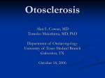 History of Otosclerosis and Stapes Surgery