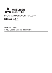 MELSEC iQ-F FX5U User`s Manual (Hardware)