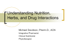 Herbal Products - Dr Davidson Integrative Medicine