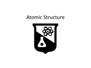 Atomic Structure