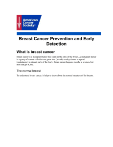 How Is Breast Cancer Detected? | Breast Cancer Diagnosis