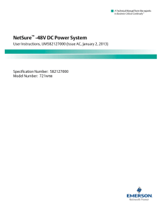 NetSure™ -48V DC Power System