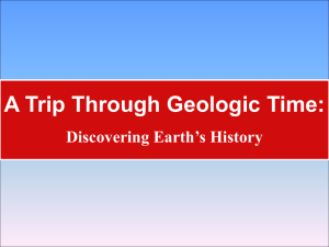 trip through geologic time