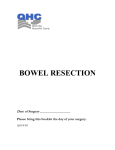 bowel resection - Quinte Health Care