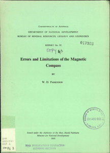 Errors and Limitations of the Magnetic Compass