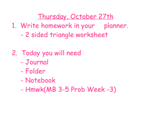 2 sided triangle worksheet 2. Today you will need