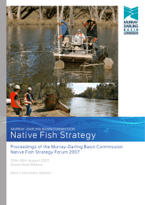 native fish strategy forum 2007 - Murray