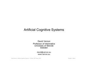 Artificial Cognitive Systems