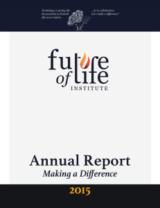 2015 Annual Report - Future of Life Institute