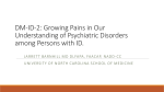 DM-ID-2: Growing Pains in Our Understanding of Psychiatric