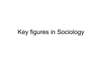 Key figures in Sociology