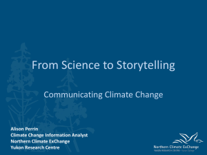 Communicating climate change