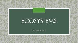 Ecosystems