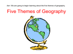 5 Themes of Geography Power Point