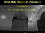 Black Hole Binaries in Quiescence