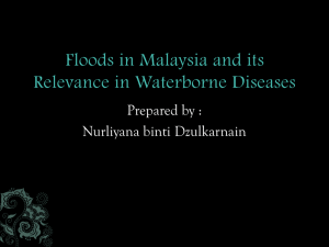 Floods in Malaysia and its Relevance in Water