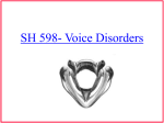 Voice Disorders Instructor