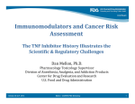 Immunomodulators and Cancer Risk Assessment