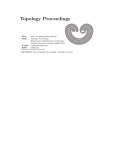 Topology Proceedings - Topology Research Group