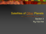 Satellites of Other Planets