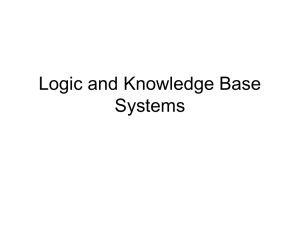 Lecture - 04 (Logic Knowledge Base)