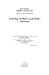Modelling in Physics and Physics Education