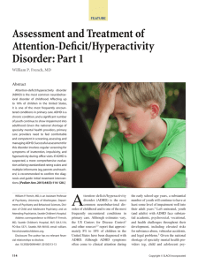 Assessment and Treatment of Attention