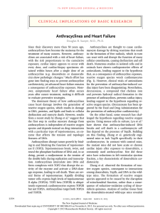 Anthracyclines and Heart Failure - Michigan Medicine