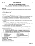 Ventricular fibrillation/ Pulseless Ventricular Tachycardia