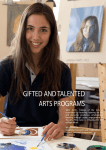 GIFTED AND TALENTED ARTS PROGRAMS
