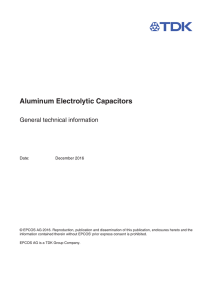 Aluminum Electrolytic Capacitors