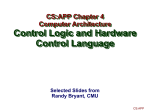 Control Logic - CS Course Webpages