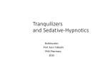 Tranquilizers and Sedative-Hypnotics