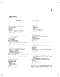 Ch07: Diagnosis - Society For Middle Ear Disease