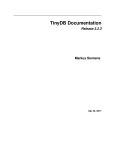 TinyDB Documentation