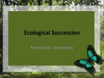 Ecological Succession Primary vs. Secondary What is Succession?