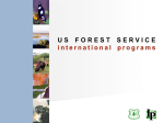 Overview of US Forest Service International Programs