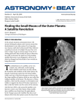 Finding the Small Moons of the Outer Planets