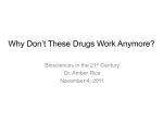 Why Don`t These Drugs Work Anymore?