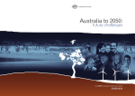 Australia to 2050: Future Challenges