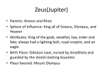 Zeus(Jupiter) - MagistraLatin