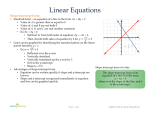 Linear Equations - Sapling Learning