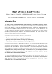 Heat Effects in Gas Systems